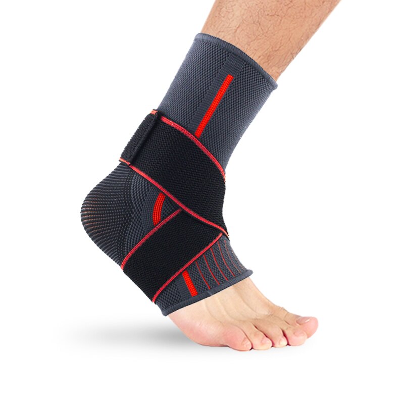 1PCS Fitness Protective Football Ankle Support Basketball Ankle Brace Sports Compression Nylon Strap Belt Gym Ankle 